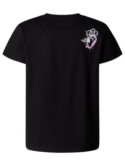 T-SHIRT GRAPHIC RELAX THE NORTH FACE BAMBINA NERO