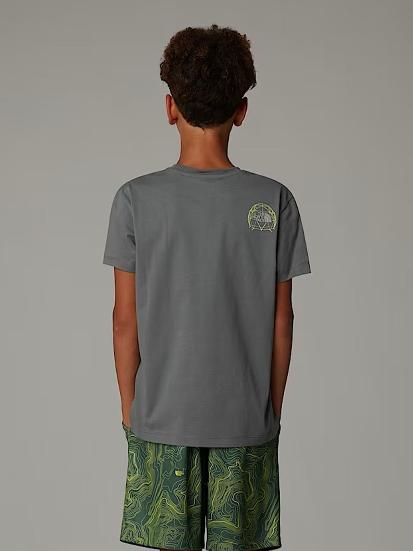 T-SHIRT GRAPHIC RELAX THE NORTH FACE BAMBINO FUMO