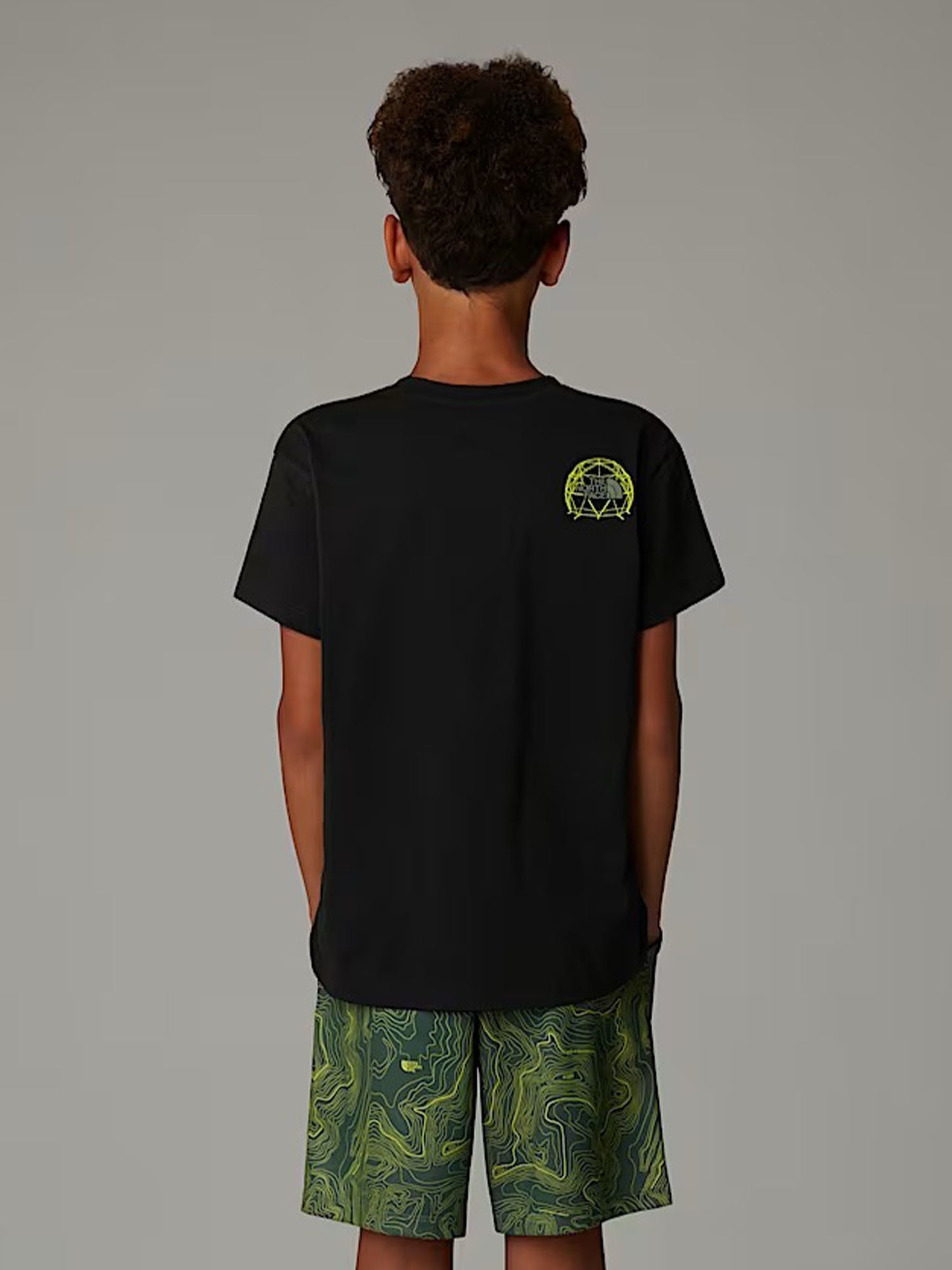 T-SHIRT GRAPHIC RELAX THE NORTH FACE BAMBINO NERO