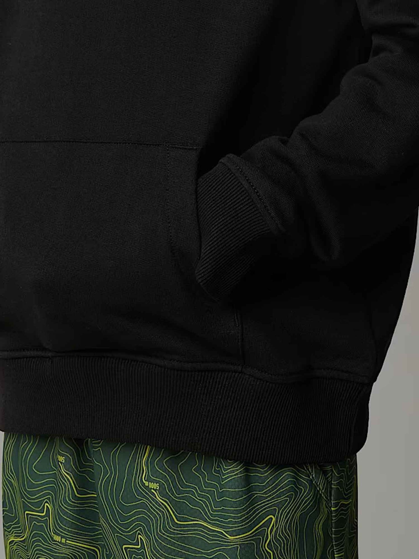 FELPA CON CAPPUCCIO GRAPHIC RELAX THE NORTH FACE BAMBINO NERO