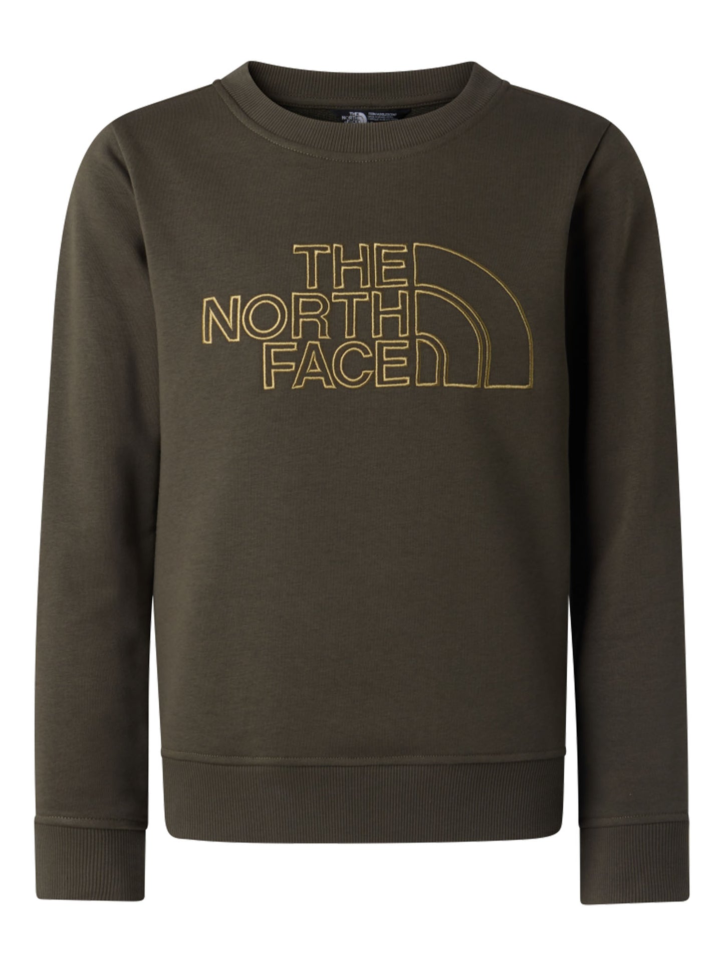 Felpa unisex bambino The North Face Drew Peak crew verde