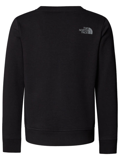 Felpa Drew Peak a girocollo da bambino in cotone nero
