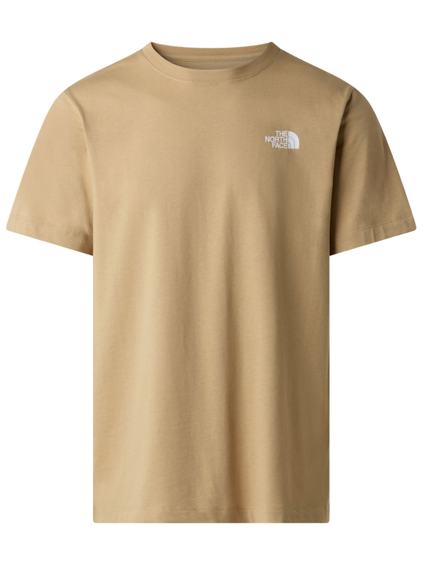 T-shirt maniche corte TNF Box NSE Regular in cotone kaki da uomo