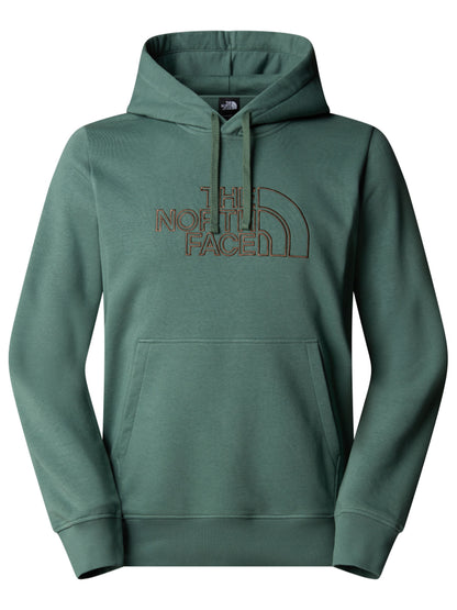 FELPA CON CAPPUCCIO DREW PEAK HOODIE THE NORTH FACE UOMO VERDE
