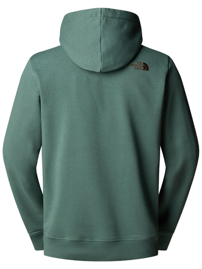 FELPA CON CAPPUCCIO DREW PEAK HOODIE THE NORTH FACE UOMO VERDE