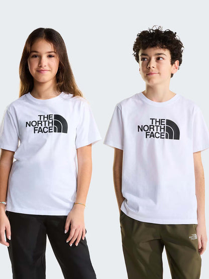 The North Face Tnf Evolution, t-shirt a maniche lunghe da bambino bianca
