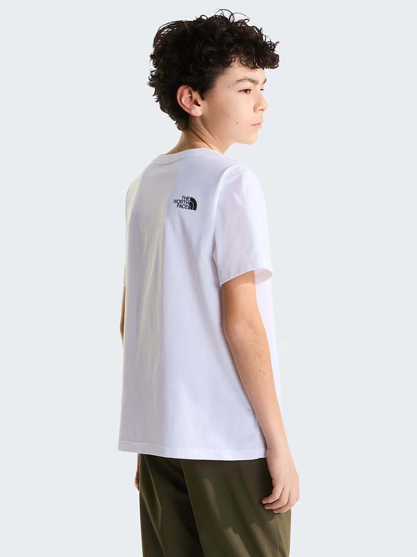 The North Face Tnf Evolution, t-shirt a maniche lunghe da bambino bianca