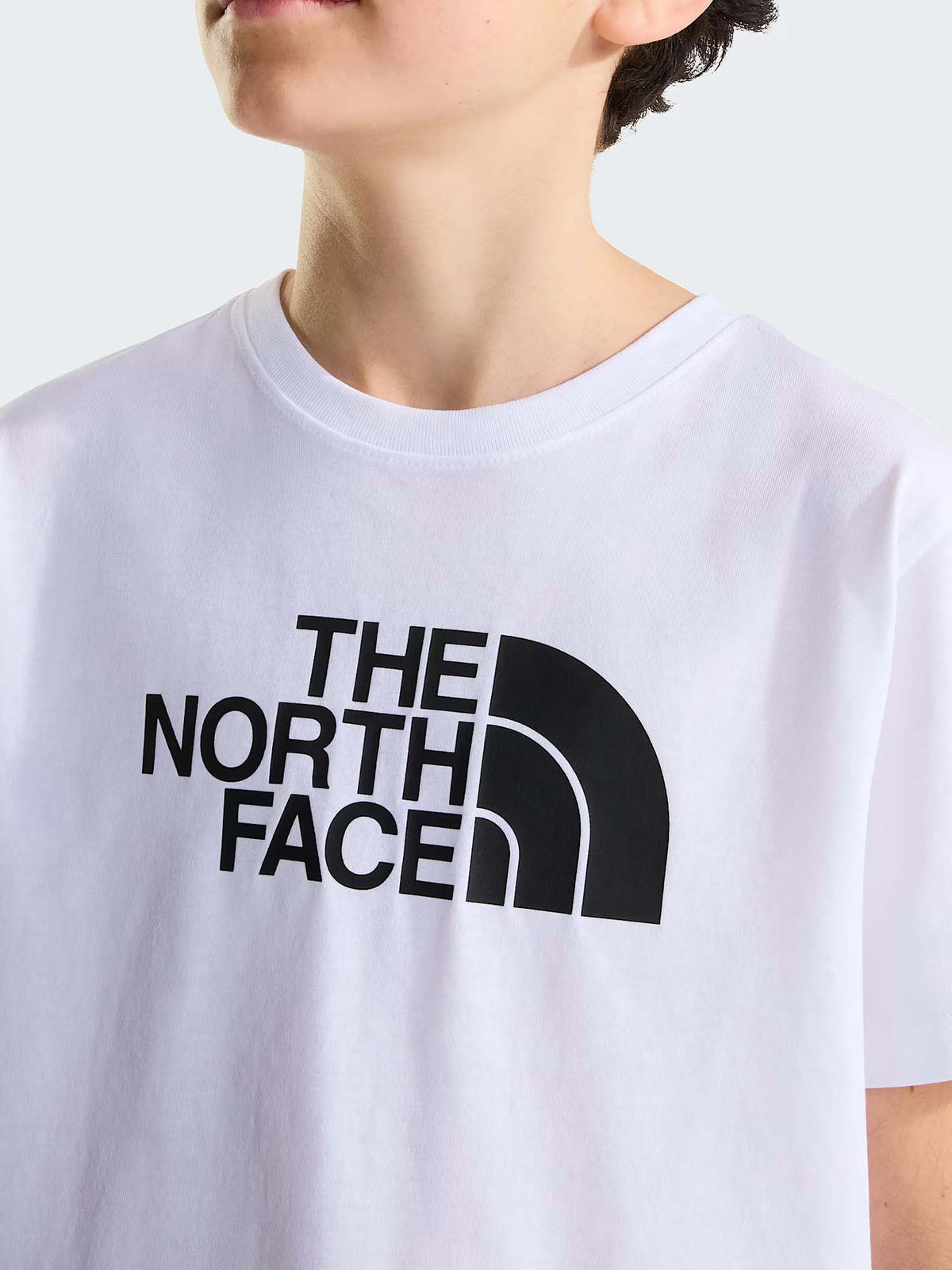 The North Face Tnf Evolution, t-shirt a maniche lunghe da bambino bianca