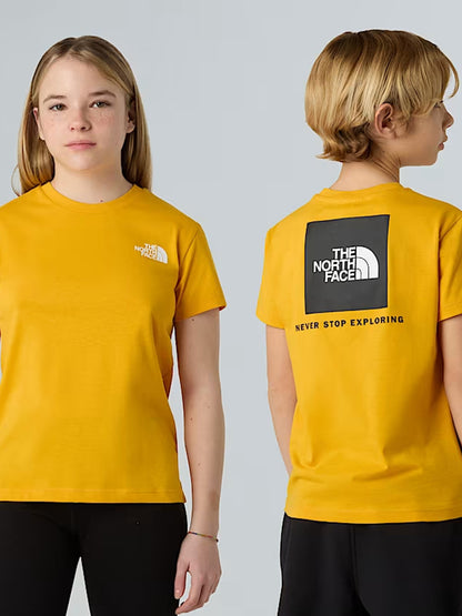 T-SHIRT BOX NSE THE NORTH FACE JUNIOR UNISEX GIALLO