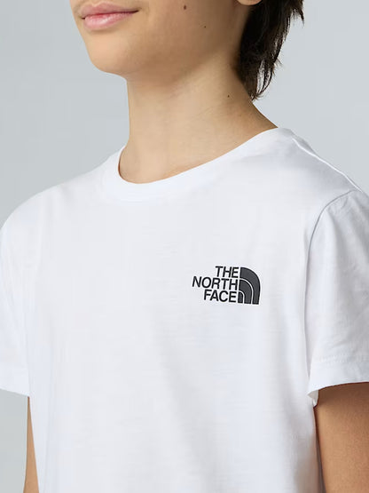 T-SHIRT BOX NSE THE NORTH FACE JUNIOR UNISEX BIANCO