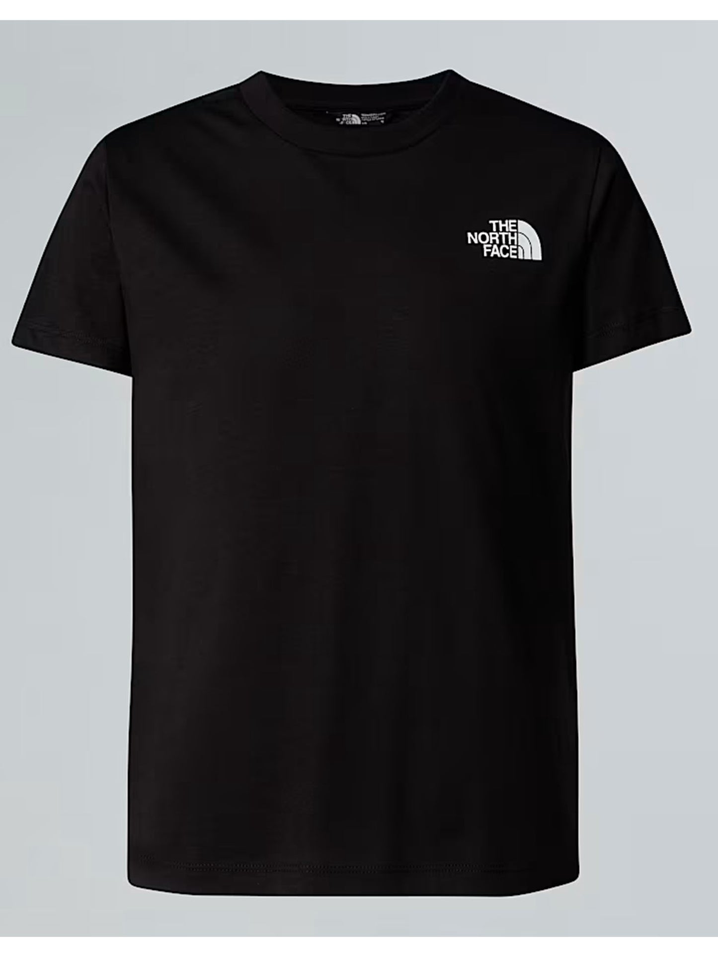 T-shirt Box NSE The North Face junior bimbo/a in cotone nero