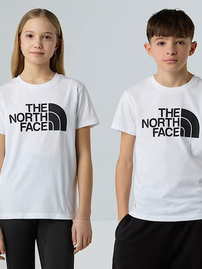 T-shirt Easy The North Face bimbo/a bianca in cotone