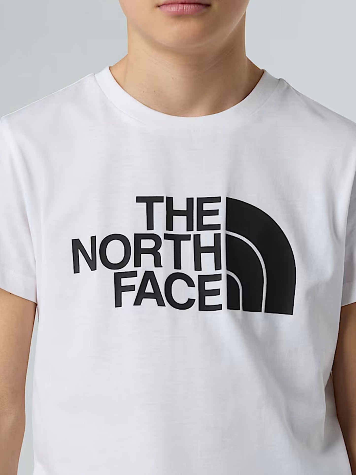 T-shirt Easy The North Face bimbo/a bianca in cotone