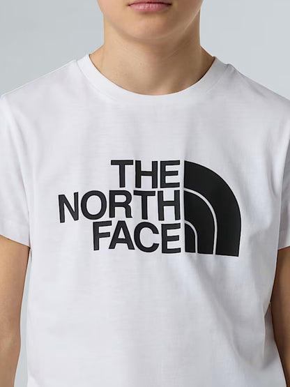 T-shirt Easy The North Face bimbo/a bianca in cotone