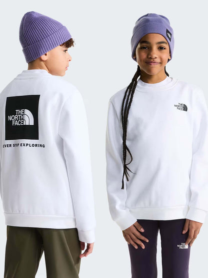 The North Face TNF Evolution Box, felpa Unisex bambino bianca
