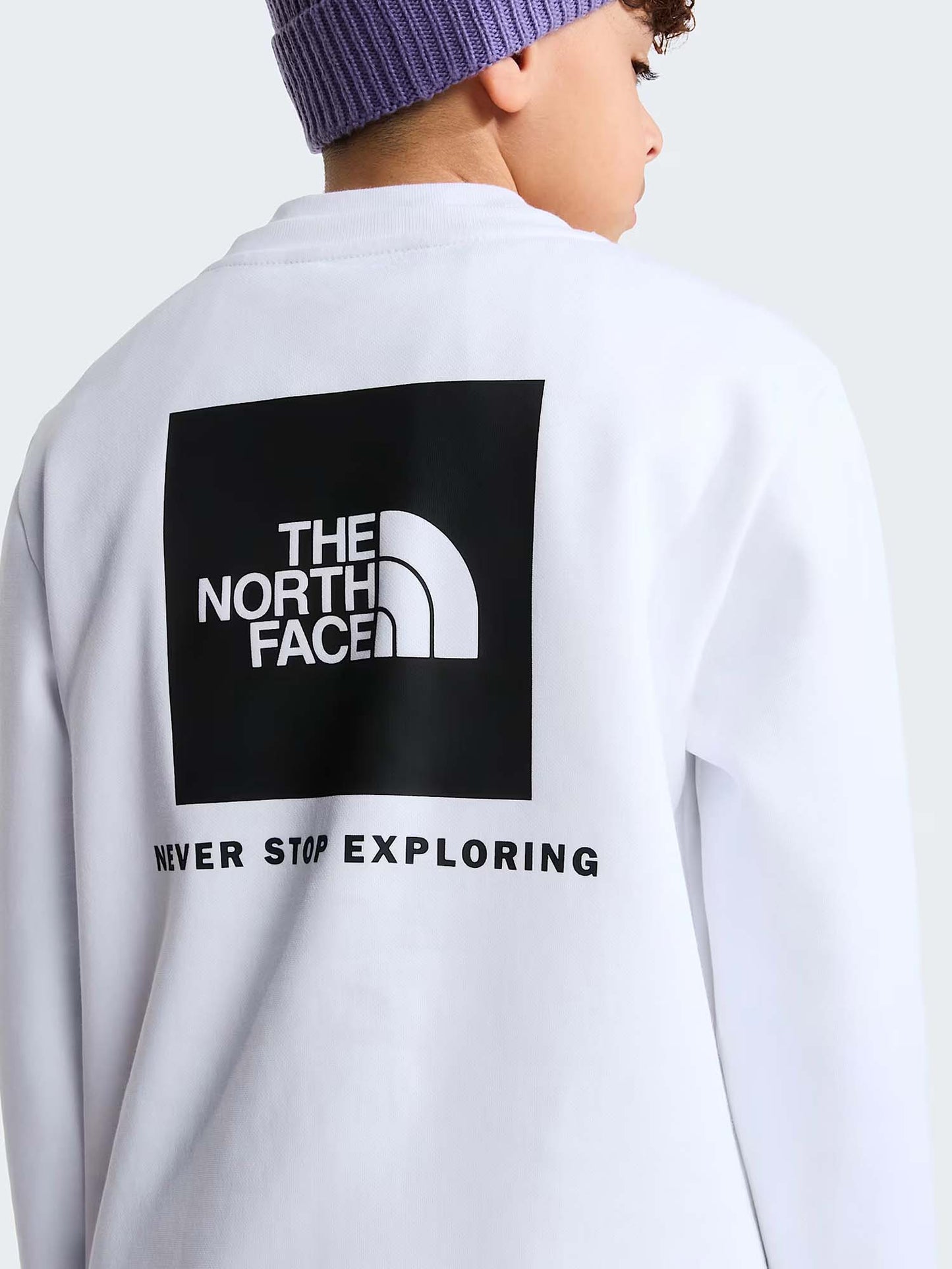 The North Face TNF Evolution Box, felpa Unisex bambino bianca