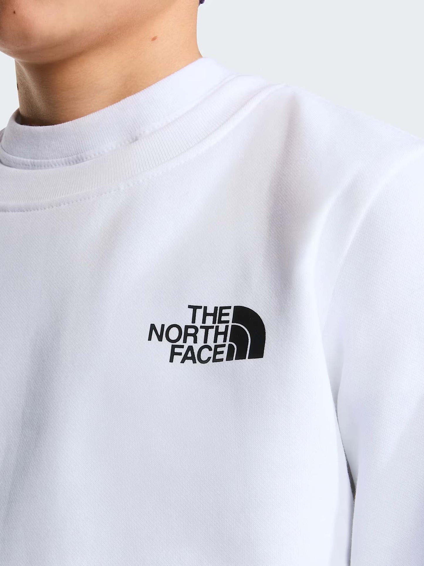The North Face TNF Evolution Box, felpa Unisex bambino bianca