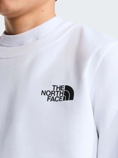 The North Face TNF Evolution Box, felpa Unisex bambino bianca