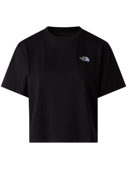 The North Face Simple Dome Crop, t-shirt cropped da donna nera