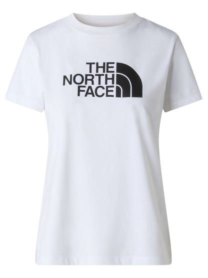 T-shirt maniche corte The North Face Half Dome Slim da donna bianca