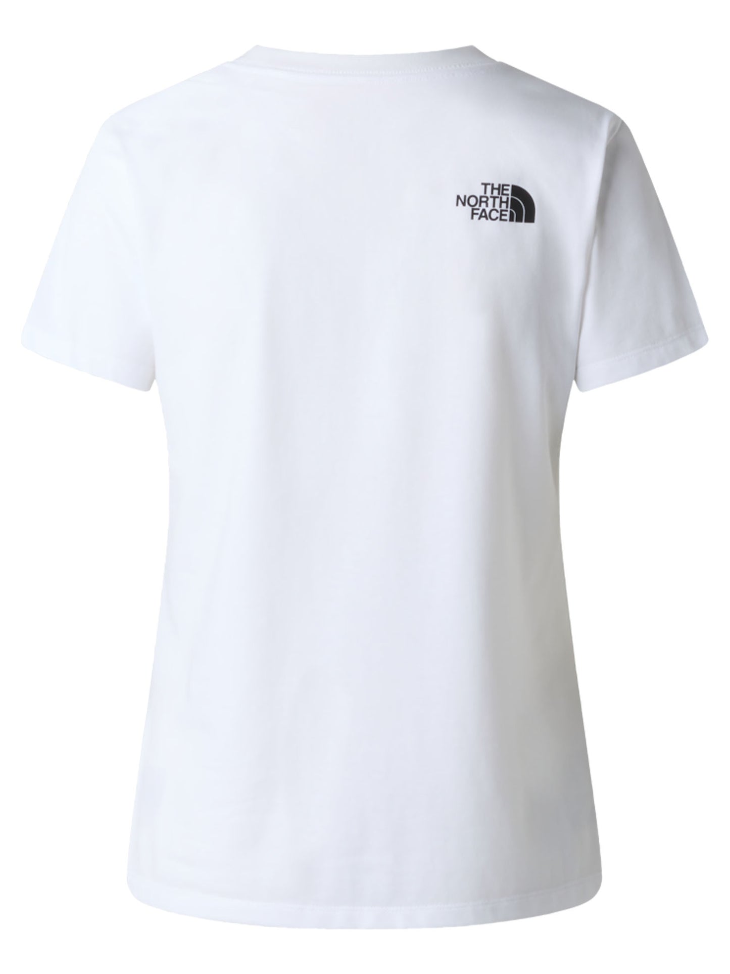 T-shirt maniche corte The North Face Half Dome Slim da donna bianca