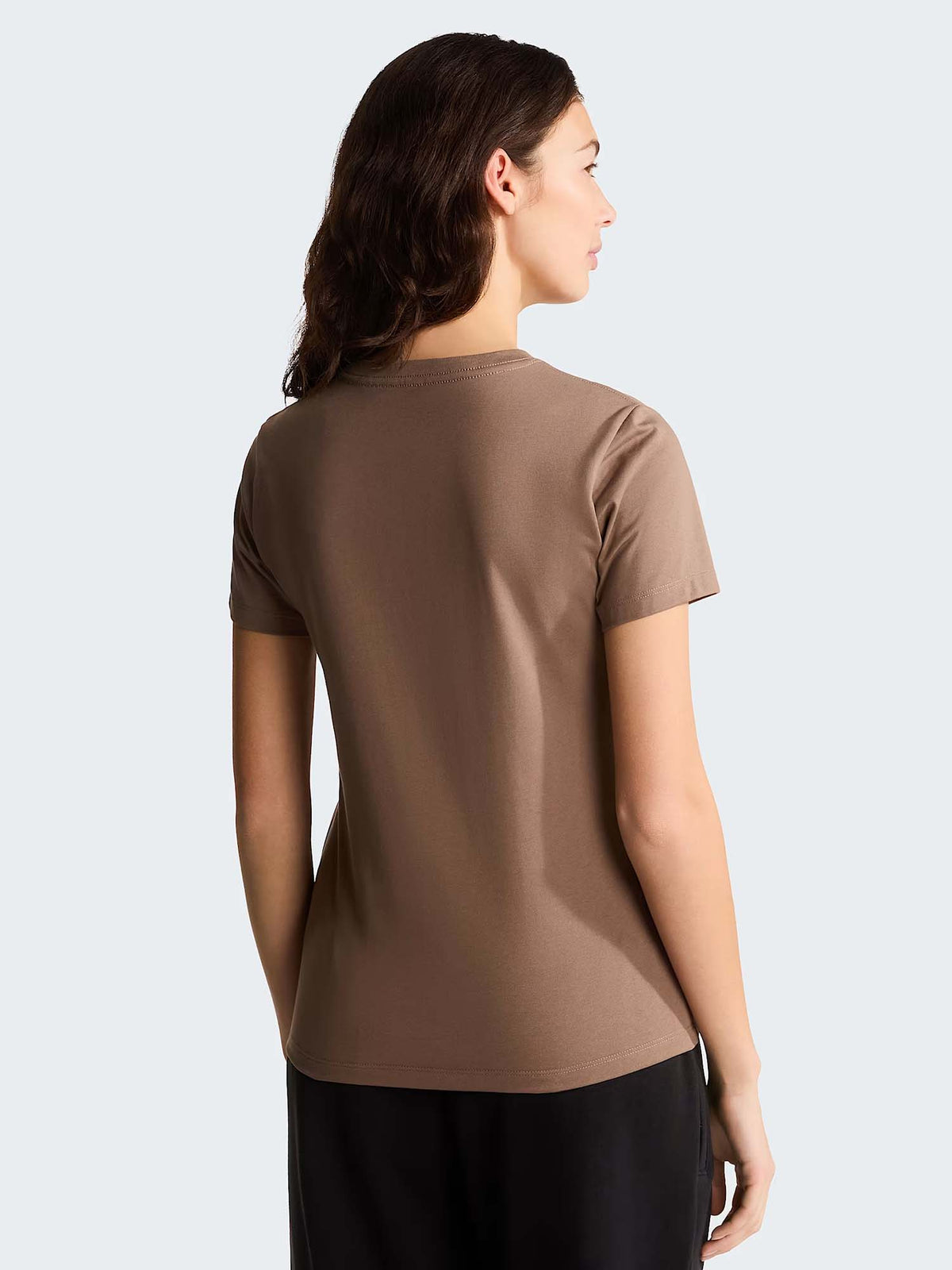 The North Face Evolution Simple Dome Slim, t-shirt corta da donna marrone