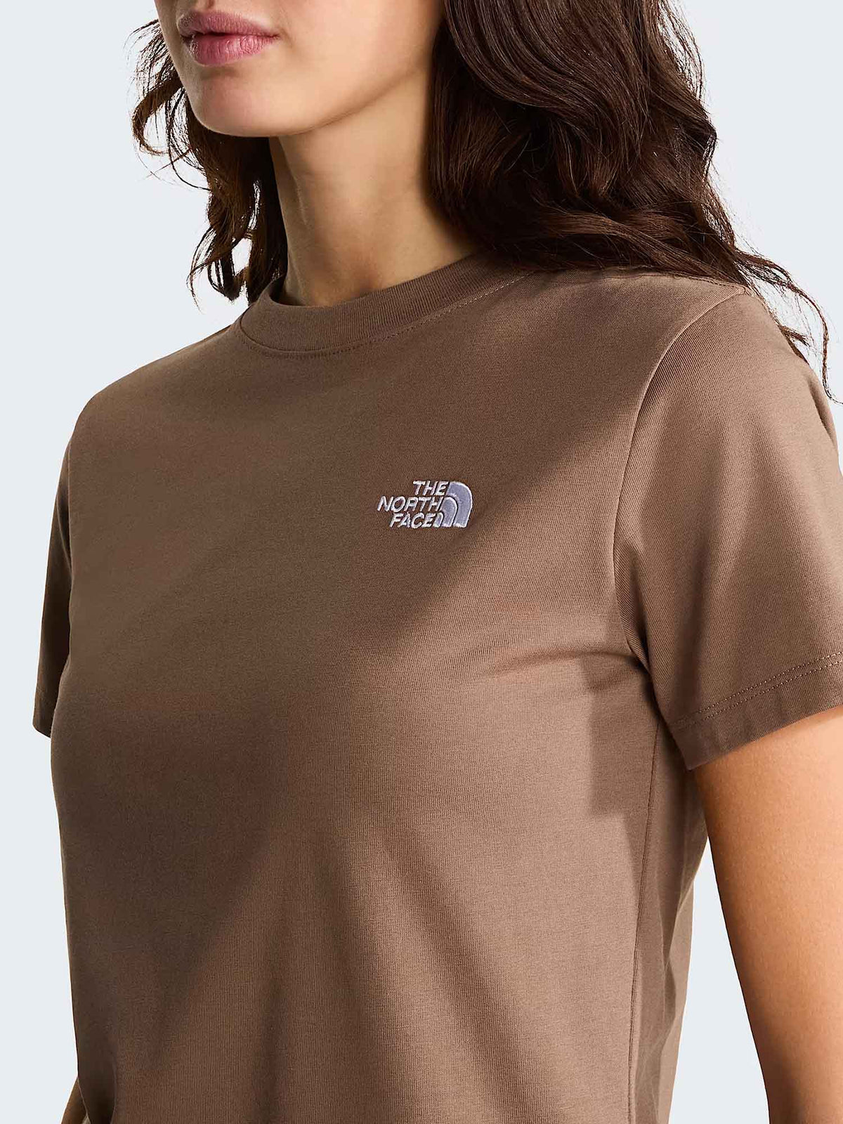The North Face Evolution Simple Dome Slim, t-shirt corta da donna marrone
