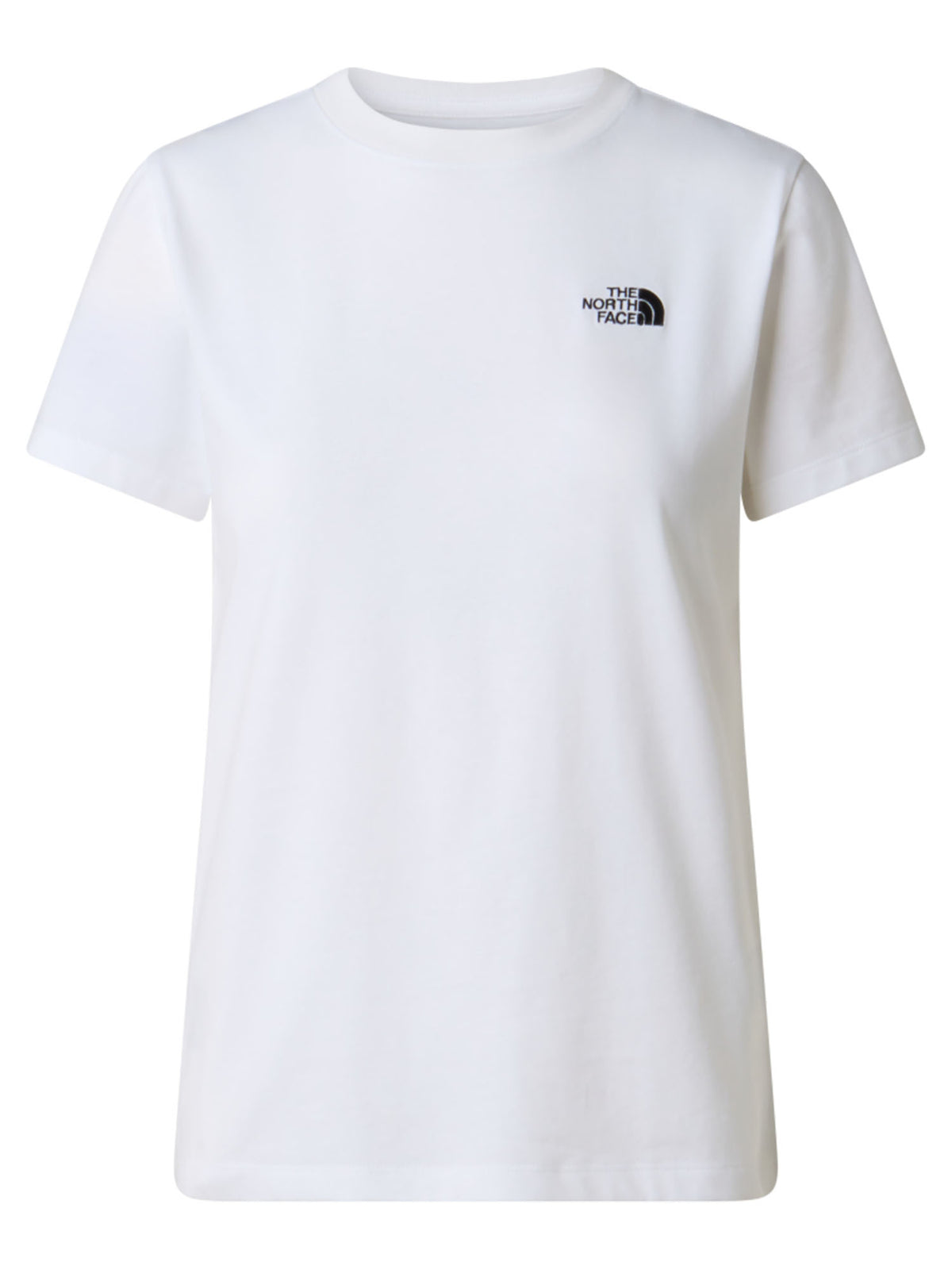 Tnf simple dome slim t-shirt da donna bianco