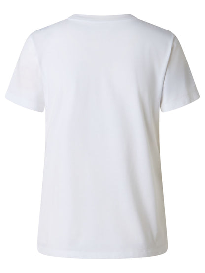 Tnf simple dome slim t-shirt da donna bianco