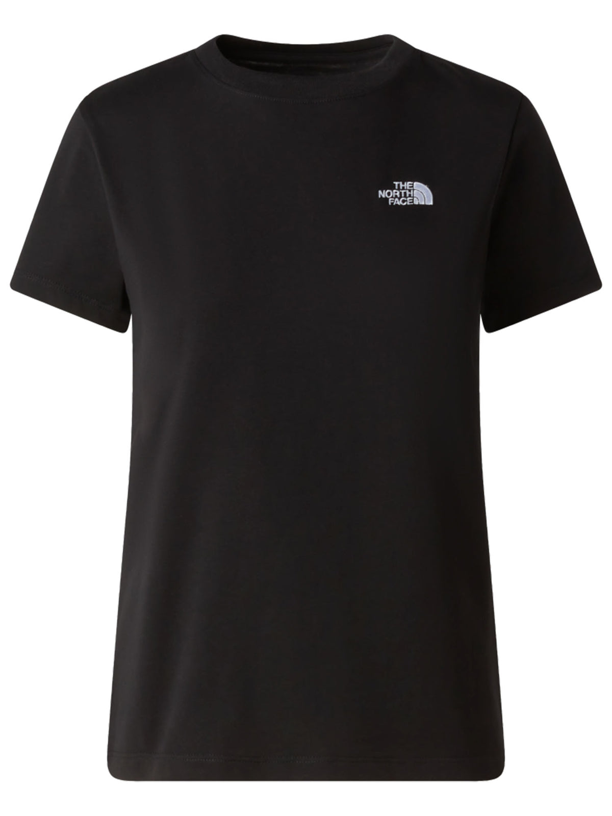 Tnf simple dome slim t-shirt da donna nero