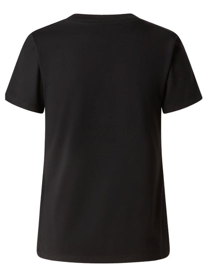 Tnf simple dome slim t-shirt da donna nero
