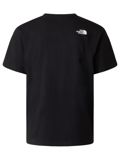 T-shirt The North Face Mountain Logo nera da uomo