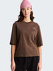the-north-face-essential-simple-dome-boxy-t-shirt-da-donna-marrone