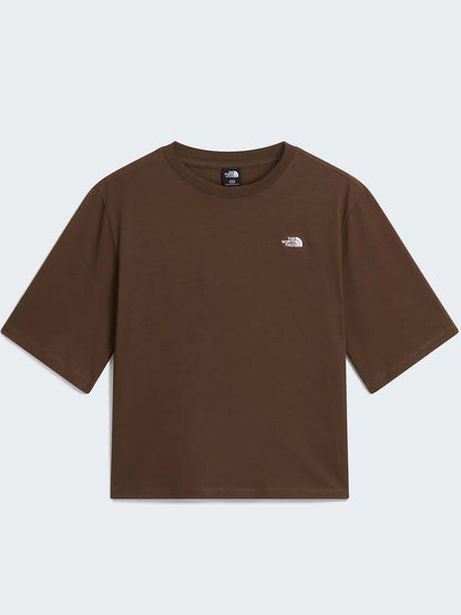 The North Face Essential Simple Dome Boxy, t-shirt da donna marrone