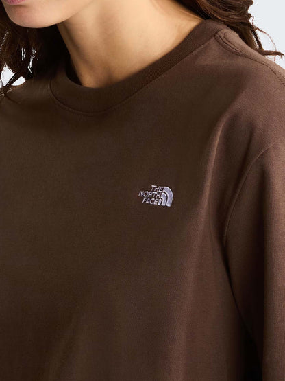 The North Face Essential Simple Dome Boxy, t-shirt da donna marrone