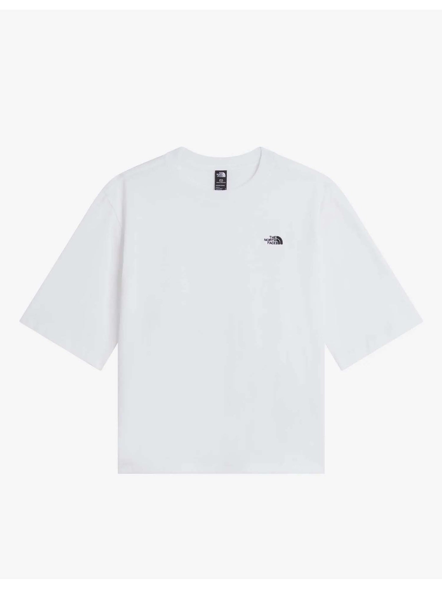 The North Face TNF Ess. Simple Boxy, t-shirt maniche corte da donna bianca