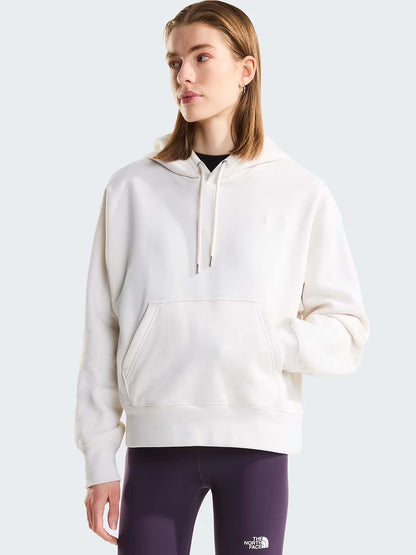 The North Face Tnf Essential Simple Boxy, felpa da donna bianca