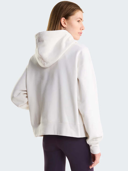 The North Face Tnf Essential Simple Boxy, felpa da donna bianca