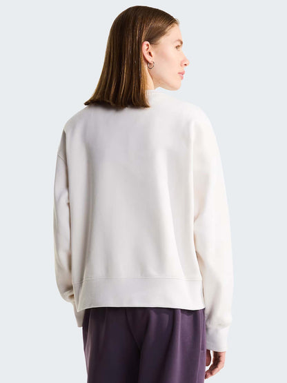 The North Face TNF ESS. SIMPLE BOXY, felpa da donna bianca