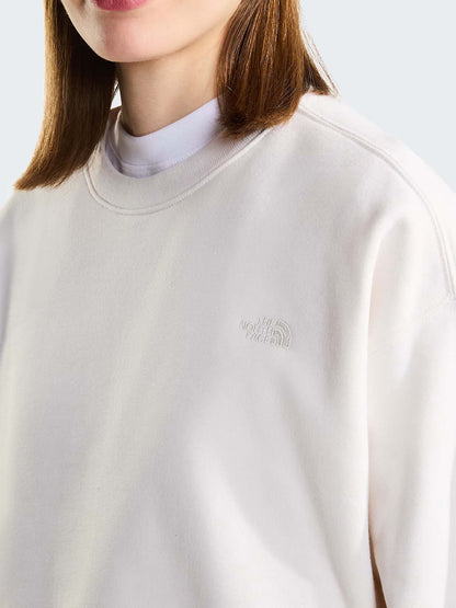 The North Face TNF ESS. SIMPLE BOXY, felpa da donna bianca