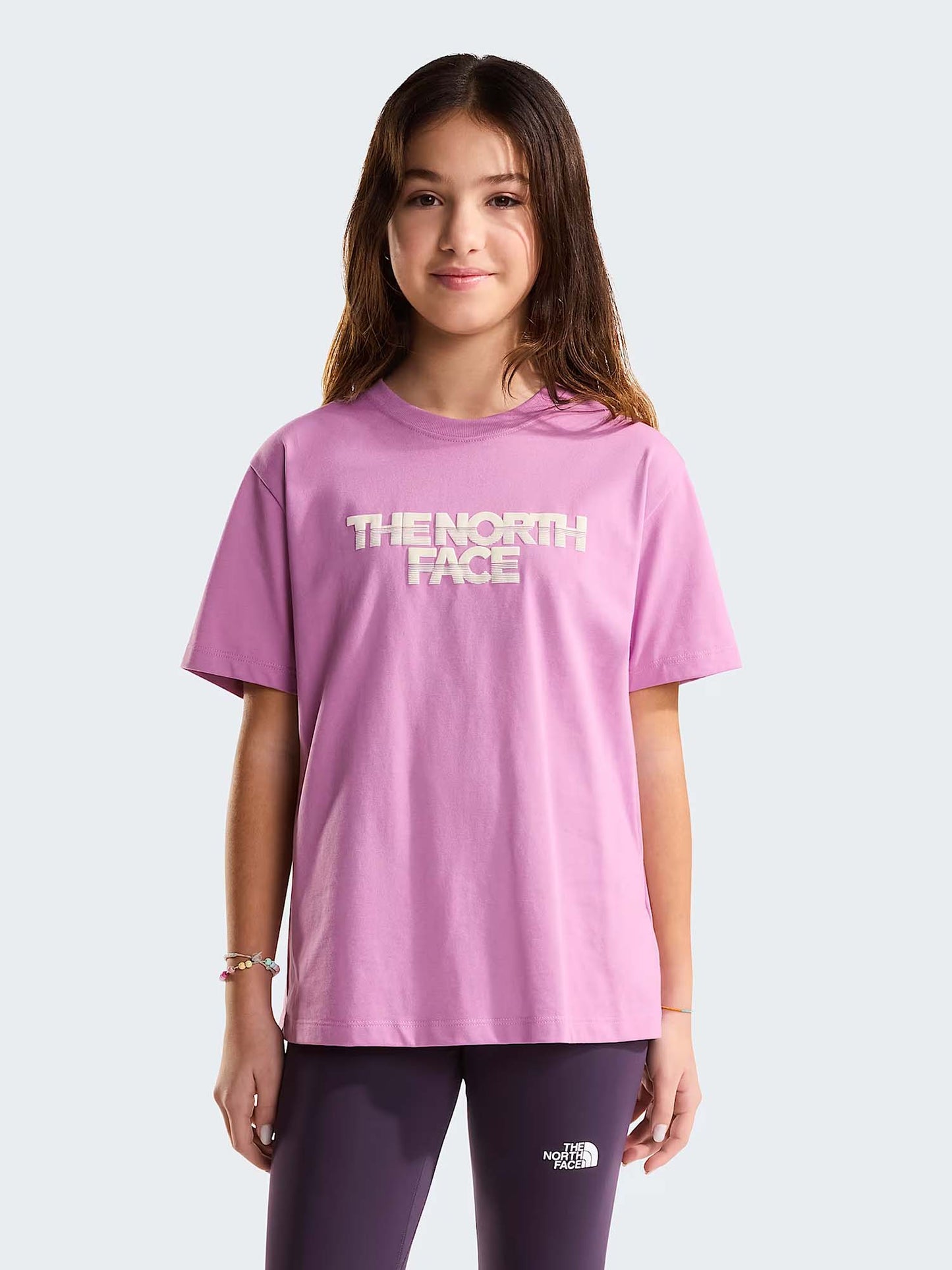 The North Face Tnf G. Chalbi Rlx, maglia maniche lunghe Unisex bambino lilla