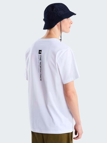 The North Face Tnf Vertical Tee, t-shirt maniche corte da uomo bianca