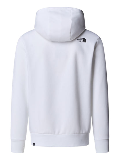 FELPA CON CAPPUCCIO BLANCA PEAK THE NORTH FACE DA UOMO BIANCO