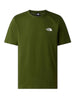 t-shirt-unisex-the-north-face-blanca-verde-per-primavera-estate