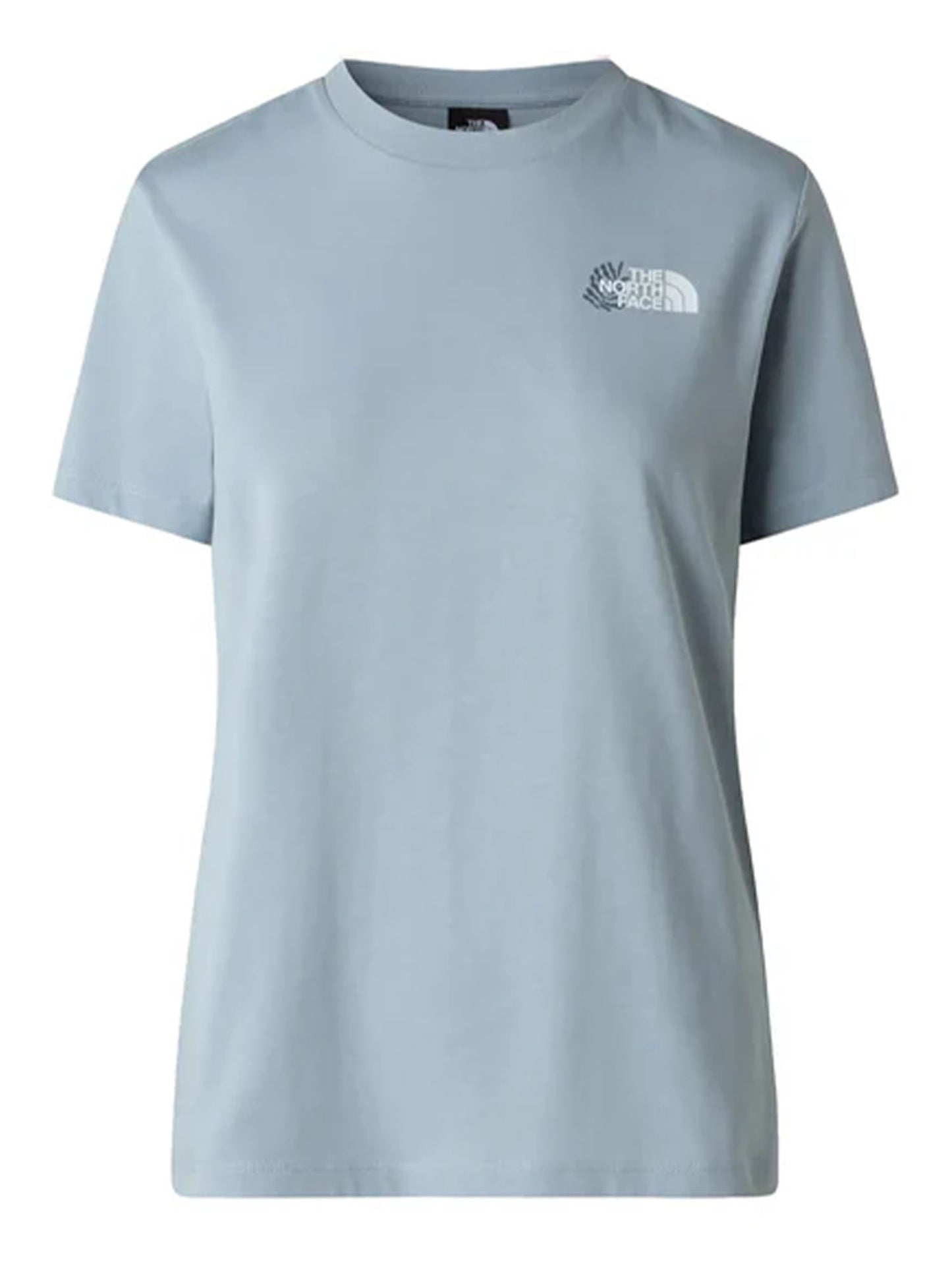 The North Face Blanca, t-shirt azzurra da donna casual e versatile