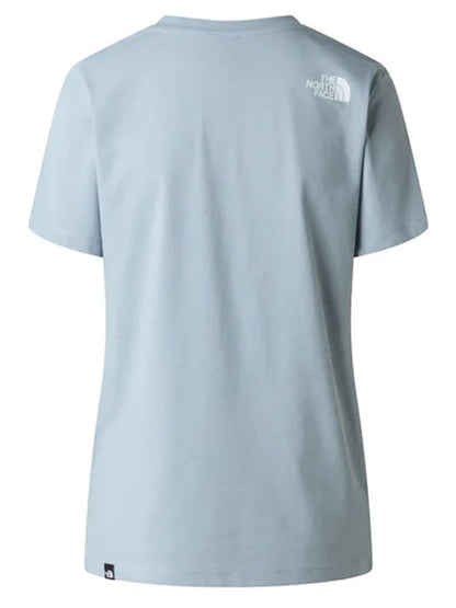 The North Face Blanca, t-shirt azzurra da donna casual e versatile