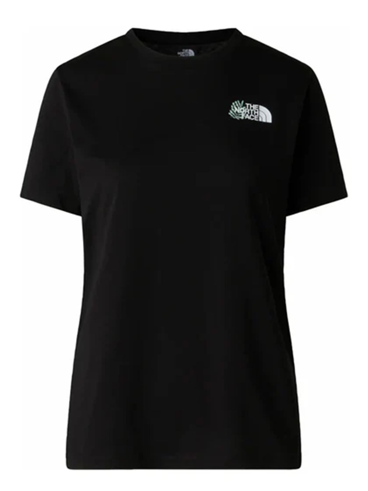 The North Face Blanca Tee, t-shirt donna nera a maniche corte