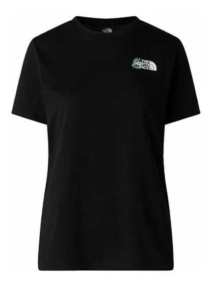 The North Face Blanca Tee, t-shirt donna nera a maniche corte