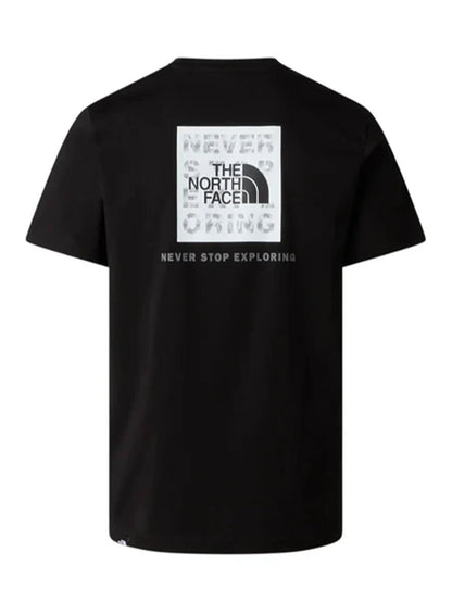 The North Face Blanca Box Logo, t-shirt casual da uomo nera