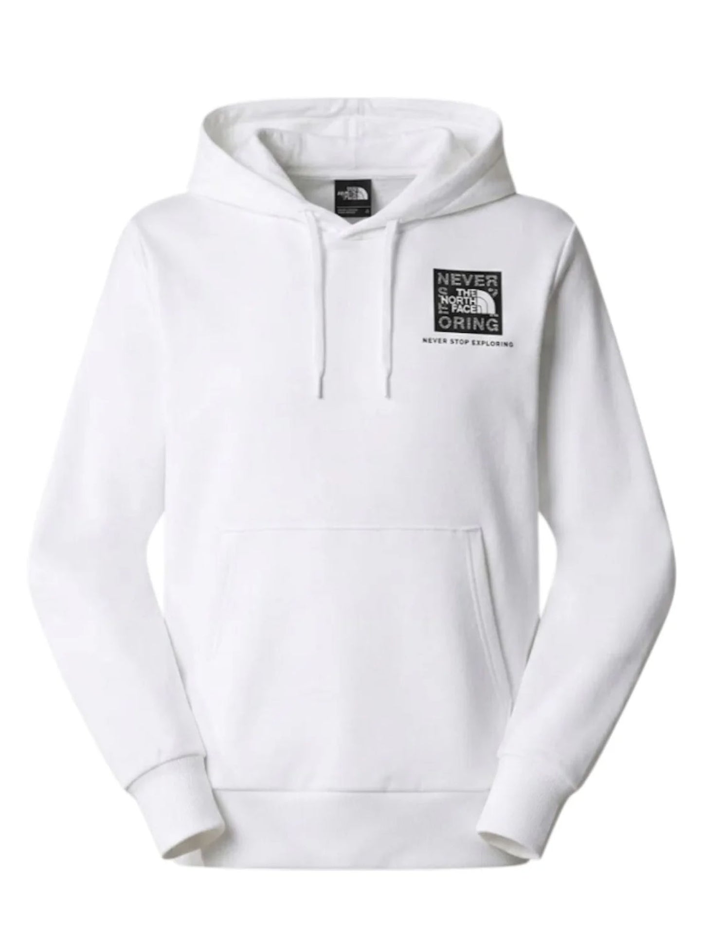 Felpa Blanca Box Logo di The North Face bianca da uomo